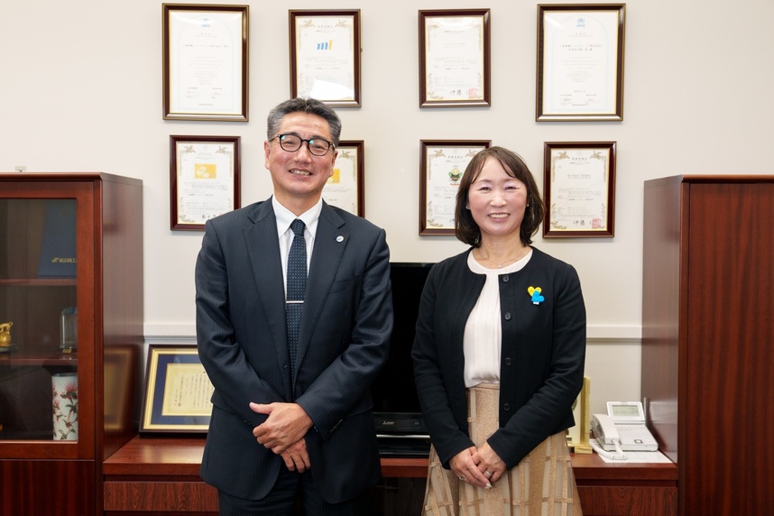 井上博史様と荒金雅子