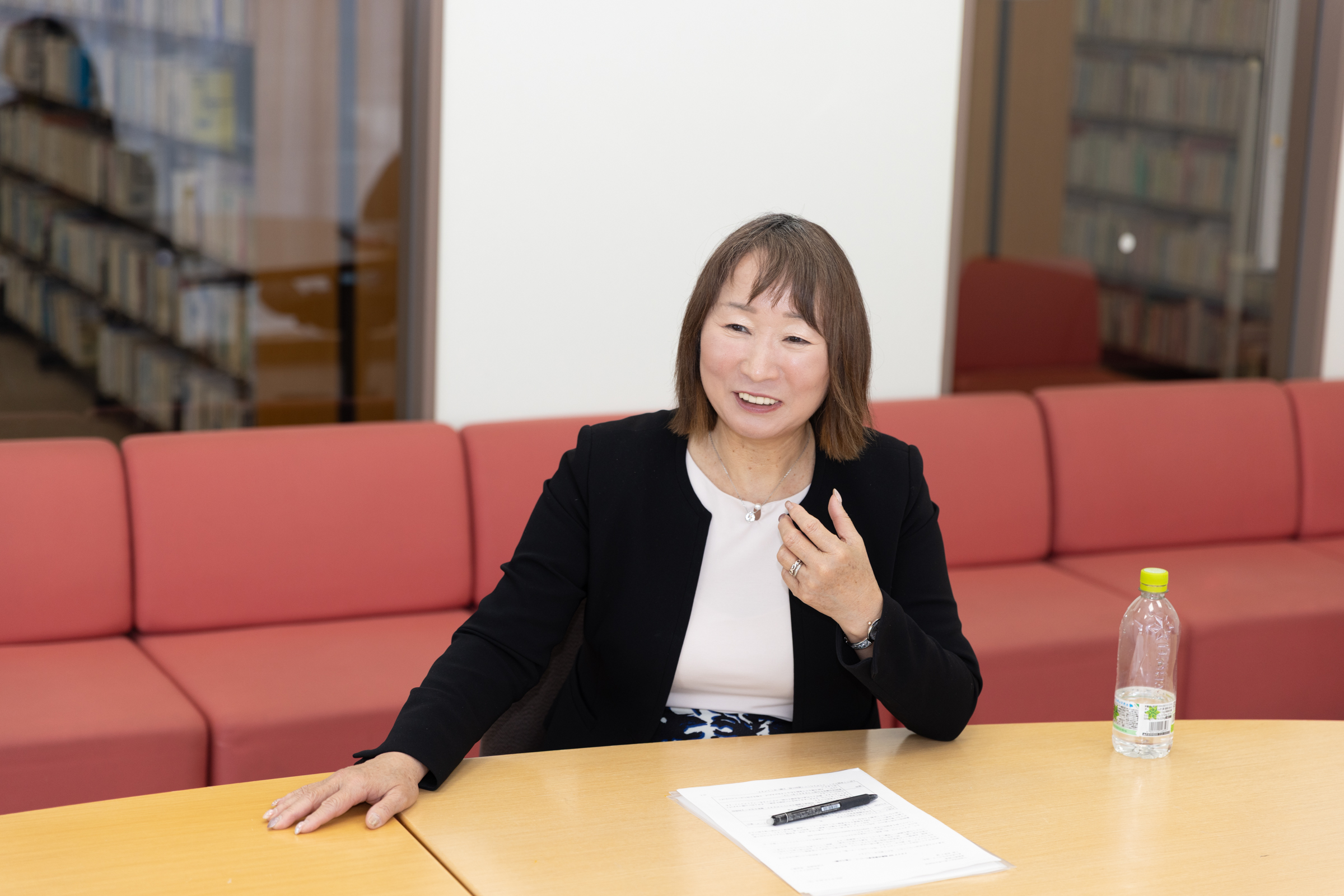 女性活躍推進研修について語る荒金雅子