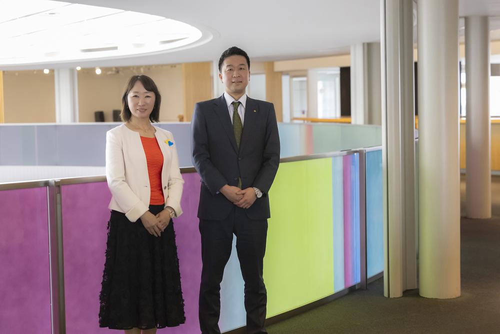 関西電力株式会社 市原 貴之様 と荒金雅子のツーショット写真